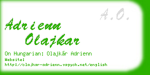 adrienn olajkar business card