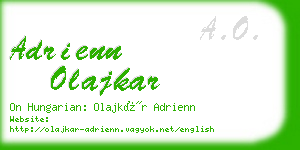 adrienn olajkar business card